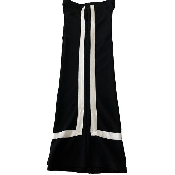 WHY (DRESS) HI-RISE WIDE LEG SIDE ZIP DRESS PANTS, WOMANS, M-BLACK-WHITE STRIPES - Picture 7 of 12